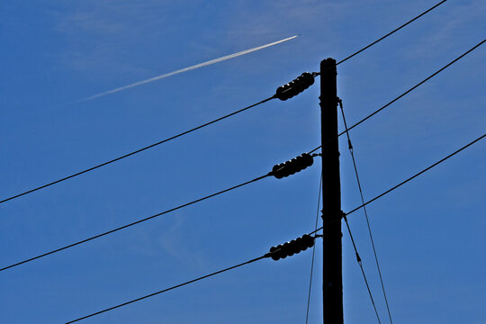 Guy Wires help stabilize &ldquo;Corner Pylon&rdquo; since it sees higher, asymmetrical stresses than straight-line suspension towers