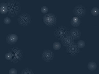 Fototapeta premium Raindrop Ripple Water Surface Circle Pattern Background