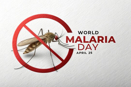 Clean World Malaria Day design promoting disease prevention.

