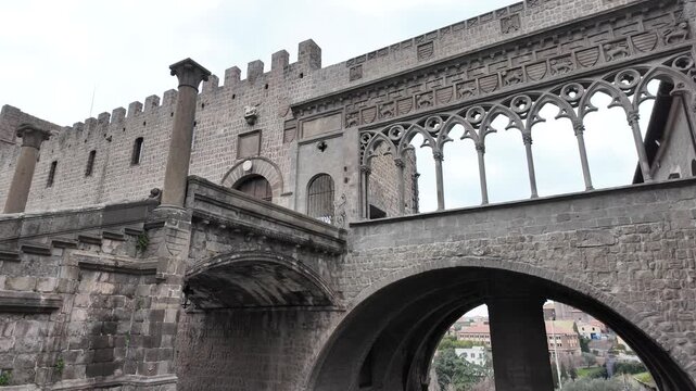 Palace Of The Popes Palazzo Dei Papi In Viterbo Italy