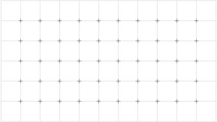 Minimalist Technical Grid Pattern with Dashed Lines and Cross Intersections  © Design By Mehedi