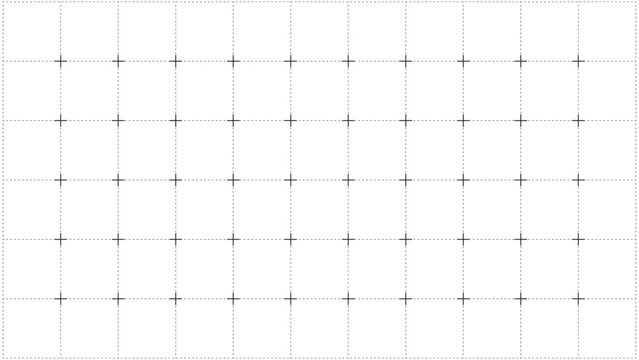Minimalist Technical Grid Pattern with Dashed Lines and Cross Intersections
