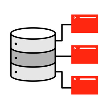 Data Modeling Icon, Designing Data Frameworks for Business Analysis, Supporting Data-Driven Decision-Making