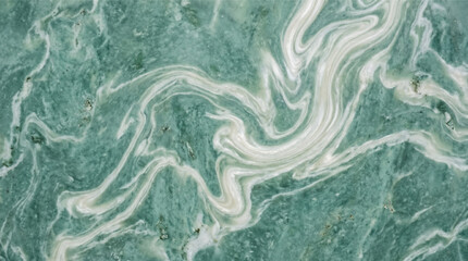 Green marble stone texture background with white natural patterns © Itx Musa