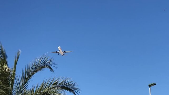 El aterrizaje en la fase final de un vuelo avion alicante espa&ntilde;a
