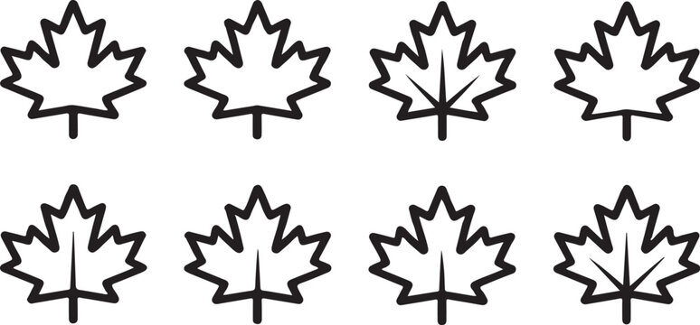 Simple snowflake shapes in a vector illustration style forming a winter holiday decorative design