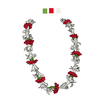 hawaii flower neckle