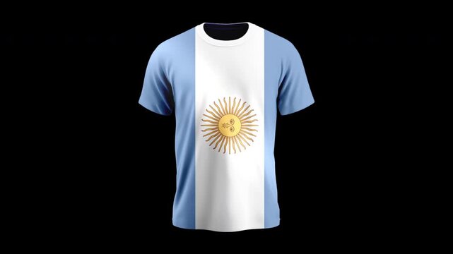 4K ARGENTINA TSHIRT