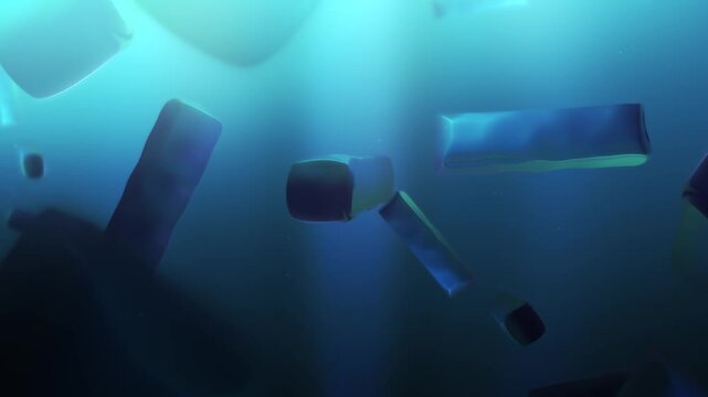 Legionella or Legionnaires Disease over Cinematic Blue Background