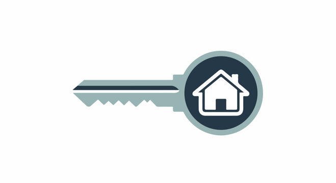 A house key symbolizing real estate or home ownership access and opportunities