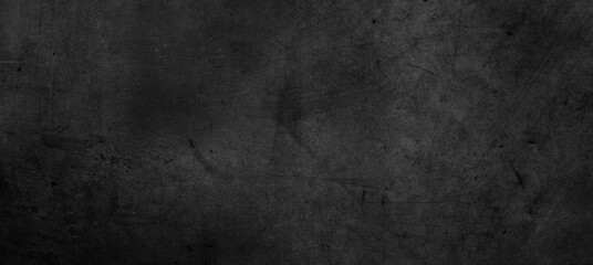 Obraz premium Dark grey textured concrete wall grunge black background
