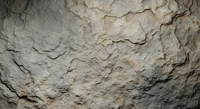 Closeup of rough stone surface texture.