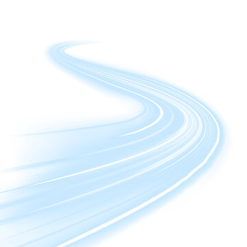 Cyan light streams connect into flowing network paths. Dots pulse with rhythmic digital motion energy. Futuristic PNG.