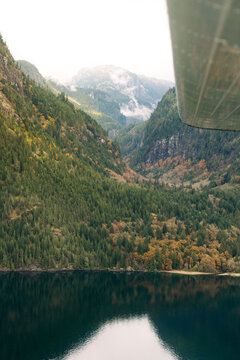 Aerial View From Seaplane in British Columbia
