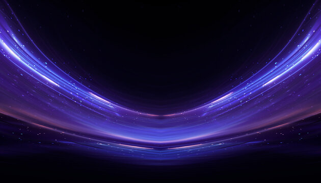 Wet asphalt, reflection of neon lights, a searchlight, smoke. Abstract light in a dark empty street with smoke, smog. Dark background scene of empty street, night view, night city.