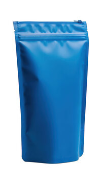 A tall blue plastic cup with a wavy ribbed texture and a scalloped rim