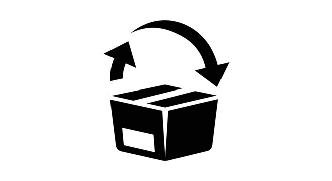 Black Box with Arrows Moving.
