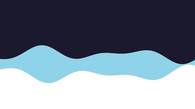 Wave Line Light Blue 2Lines Normal C- Animated Background Loop