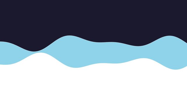 Wave Line Light Blue 2Lines Fast Down C - Animated Background Loop