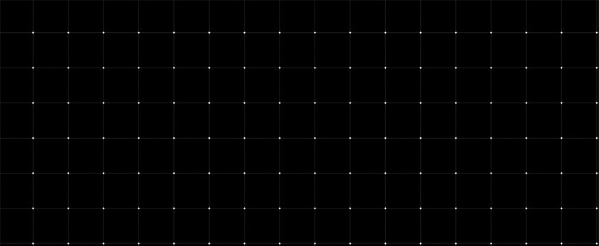 Seamless pattern dashed line Star grid blueprint, black surface. Broken stroke geometry layout, interface wireframes dashboards planning pages engineering diagrams education worksheets technology. 