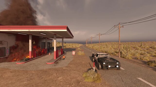 パトカー　3DCGレンダリング