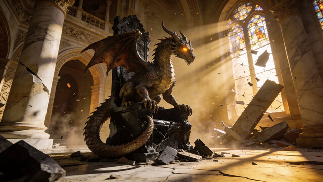 Dragon in Shadow Light