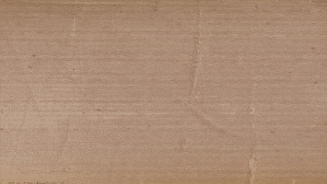 Old corrugated cardboard background with wrinkled texture