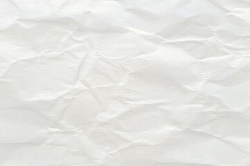 Fototapeta premium Softly Wrinkled White Paper Background Texture for Web Design