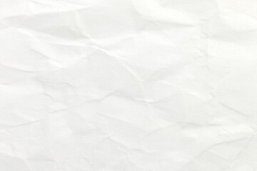 Naklejka premium Delicate White Parchment Style Crumpled Paper Texture