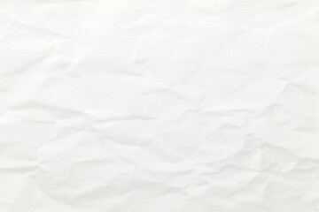 Fototapeta premium Abstract White Crumpled Paper Texture with Soft Shadows