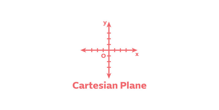 Simple Cartesian Plane Logo in Math.