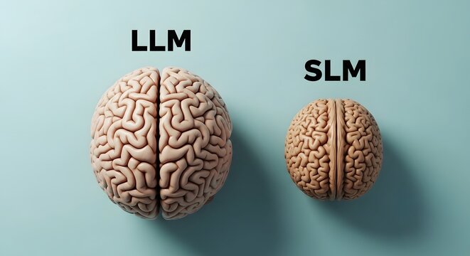 Llm vs slm comparing large and small language model brain sizes capabilities