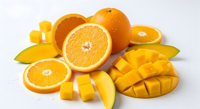 Fresh Tropical Fruit Medley with Mango and Orange
