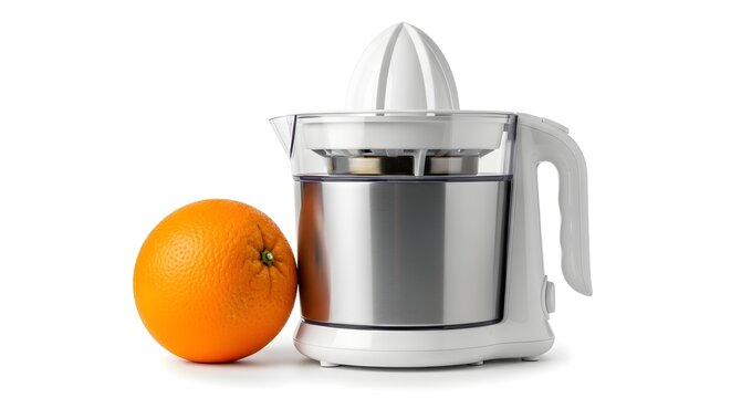 Electric Citrus Juicer with Fresh Orange