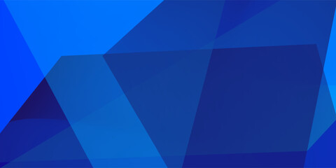 Obraz premium Blue geometric abstract backround. Vector illustration