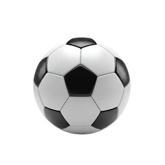 Fototapeta premium Classic soccer ball on transparent background.