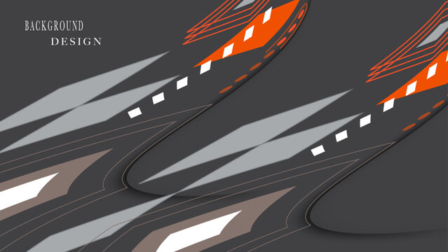 Modern abstract background geometric style