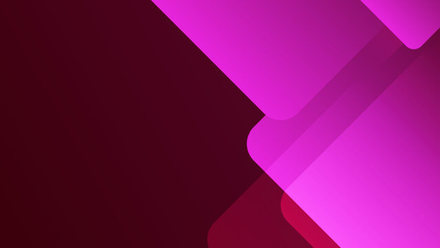 Energetic pink and magenta background featuring large overlapping geometric shapes for bold advertising design