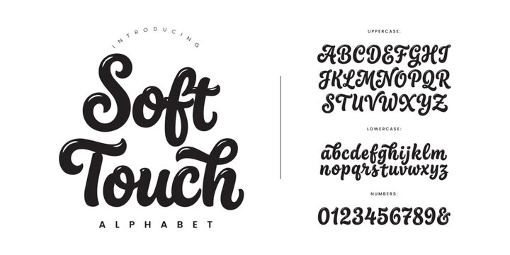 Soft Touch Retro Script Font for Vintage Logo Design and Elegant Luxury Branding Wedding Invitation