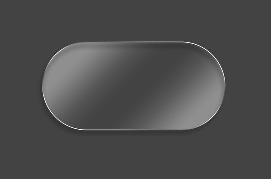 Glassmorphism Acrylic UI Frame Transparent Glass Interface Overlay Liquid Style