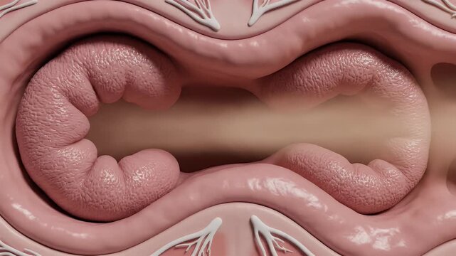 Abstract CGI Representation of Dynamic Examination and Interaction Within Microscopic Biological Structures Medical Education and Healthcare Presentation Background
