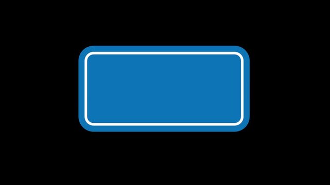 Right Arrow Moving in Rectangular Sign (Next Button UI Animation)
