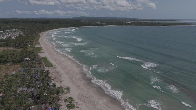 aerial view of the beach