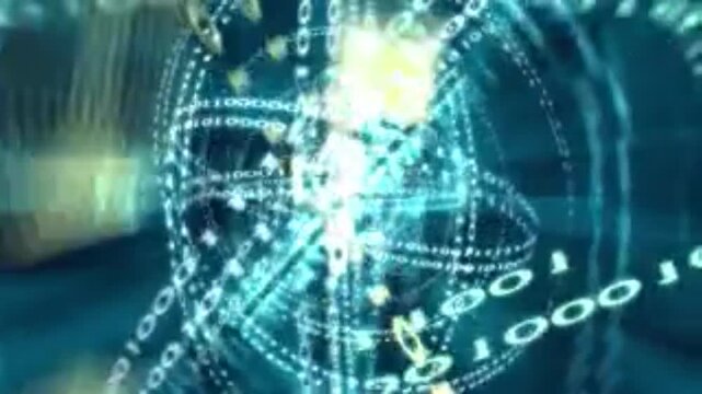 fiber optics background with lots of lights spots