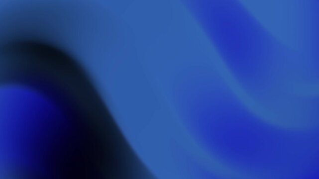 Abstract blue gradient background with blurred wavy shapes. Ideal for modern design projects, website backgrounds, or social media graphics.