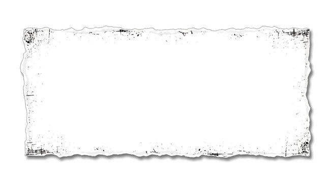 Torn Paper Frame with Grunge Texture