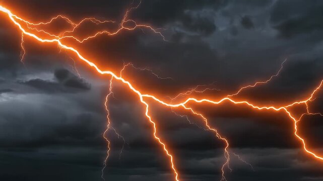 A black and red lightning bolt with a red and white stripe