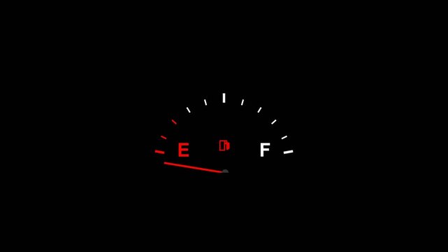 Low Fuel Gauge Indicator Light.