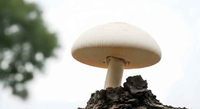 Jamur, jamur putih, putih, mushroom in the woods