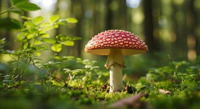 Jamur, jamur merah, merah, amanita muscaria fly agaric mushroom